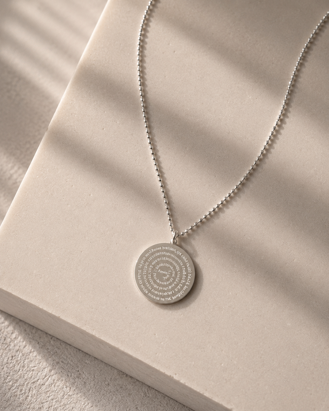 COLLAR | PADRE NUESTRO SILVER