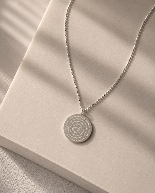COLLAR | PADRE NUESTRO SILVER